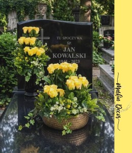 Kompozycja nagrobna 0001 KOMPLET