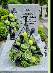 Kompozycja nagrobna 00000100 KOMPLET